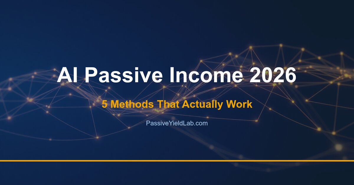 How to Build AI Passive Income in 2026: 5 Methods That Actually Work ...